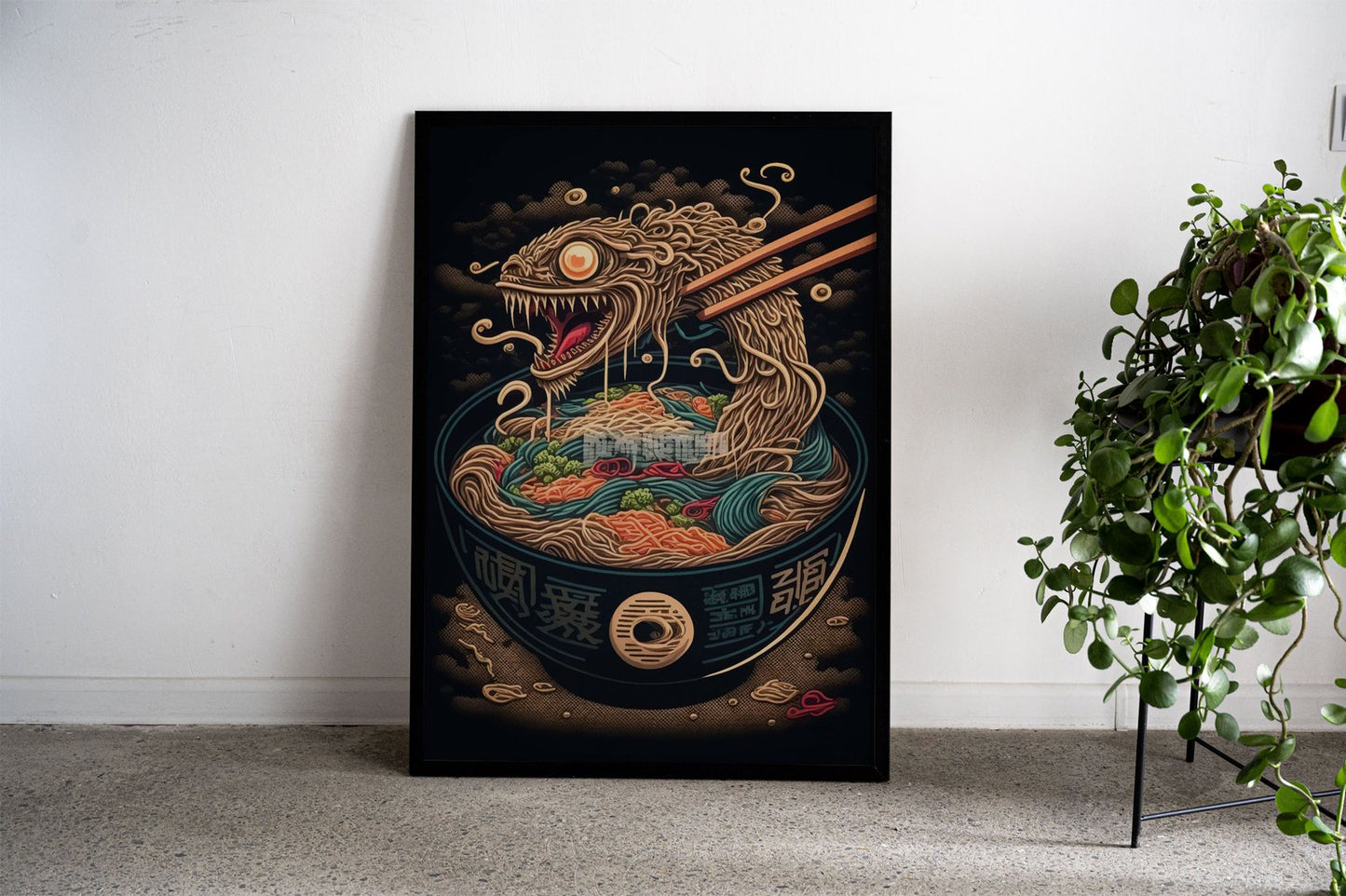 Ramen Japan Food Asian Style Poster | Tasty Unframed Wall Art Print for Kitchen, Home & Office Decor | Premium Quality | Multiple Sizes Available