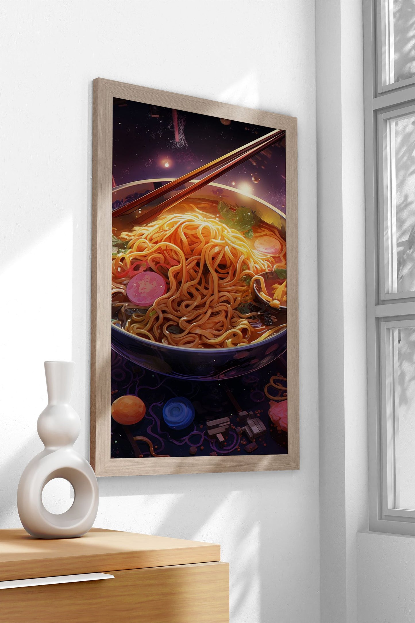 ramen japan neon Asian Style Poster | Wall Art  for Home & Office | High-Quality Print