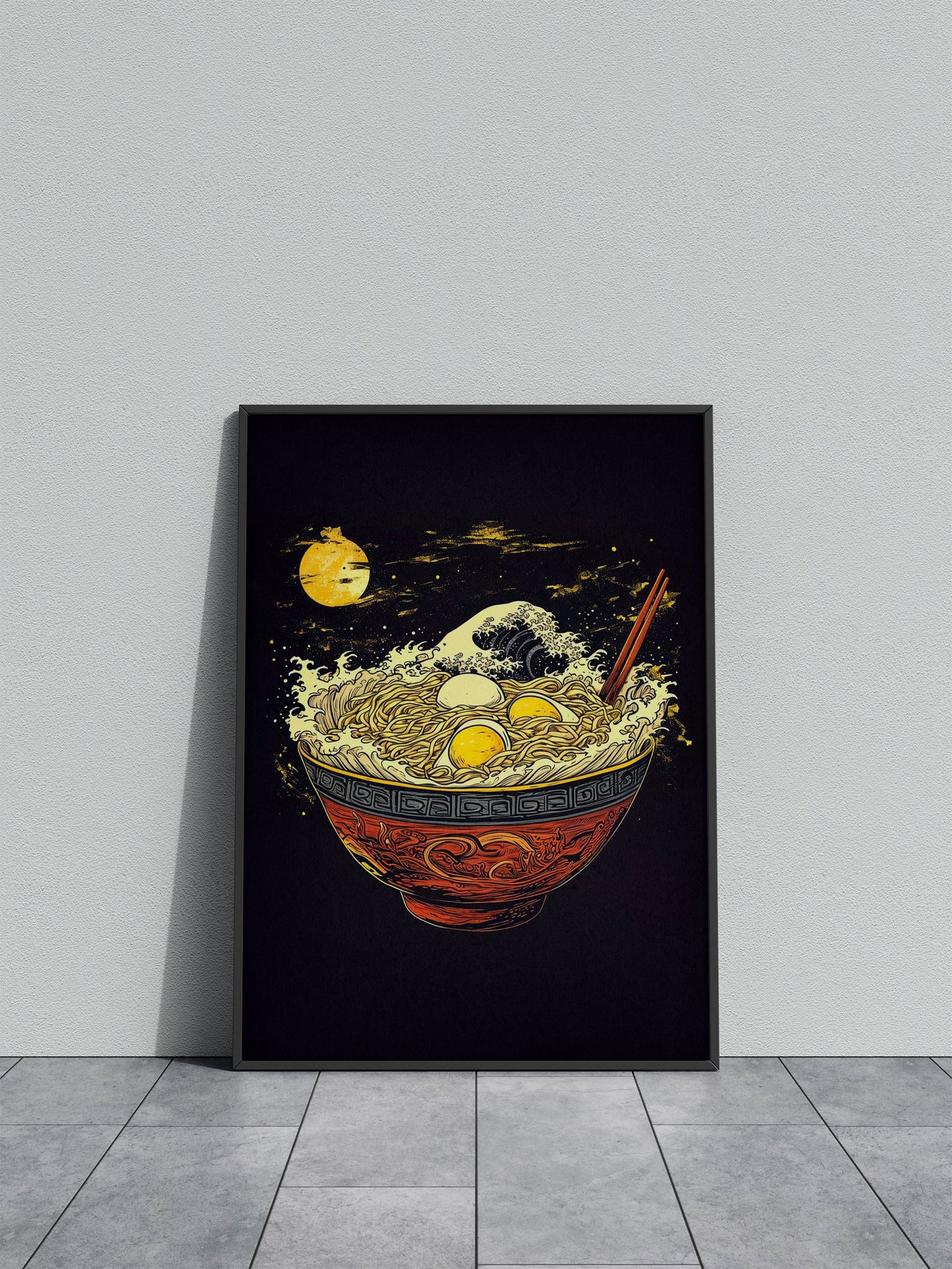 Ramen Japanese Asian Style Poster | Flavorful Unframed Wall Art Print for Kitchen, Home & Office Decor | Premium Quality | Multiple Sizes Available