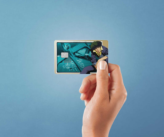 Watercolor ready or not design | credit card sticker | small chip | credit card skin for nursery and home wall decor.