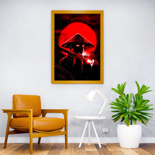 redeyed soldier Asian Style Poster | Wall Art for Home & Office | High-Quality Print - High-Quality Visual Display