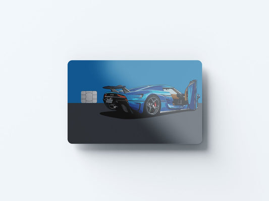 Watercolor regera design | credit card sticker | small chip | credit card skin for nursery and home wall decor.