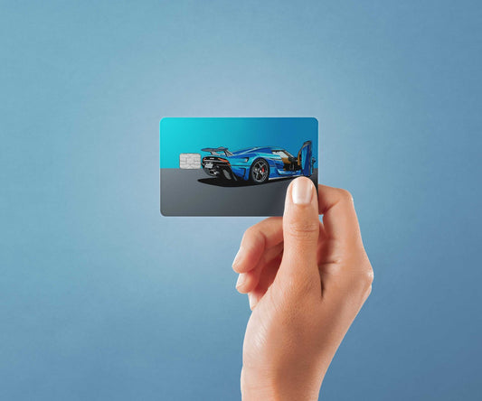 Watercolor regera design | credit card sticker | small chip | credit card skin for nursery and home wall decor.