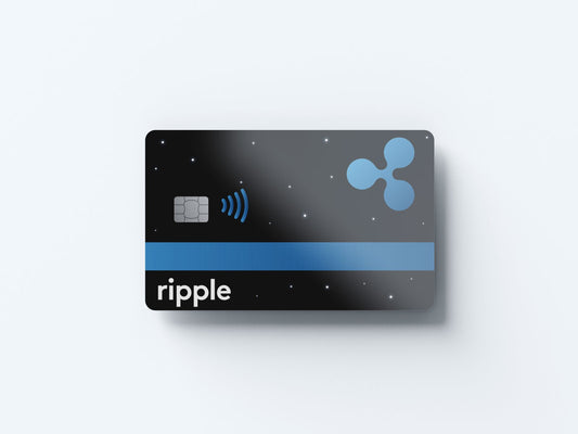 Watercolor ripple card design | credit card sticker | small chip | credit card skin for nursery and home wall decor.