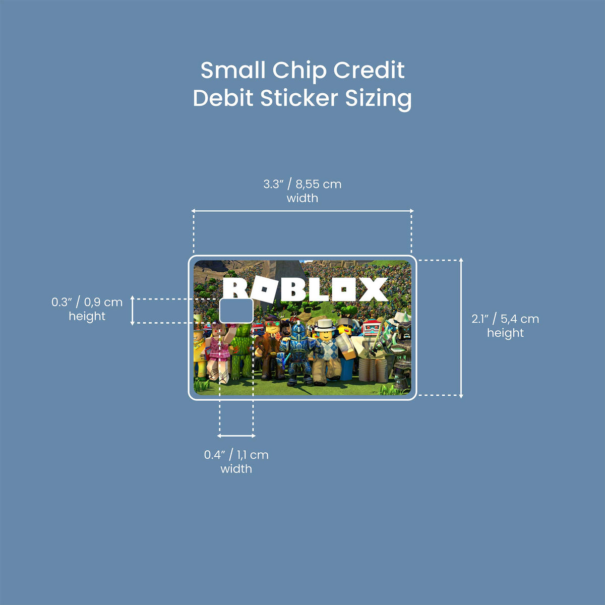 Roblox - Premium Vinyl Credit Card Skin Cover by Wonderwallsboutique