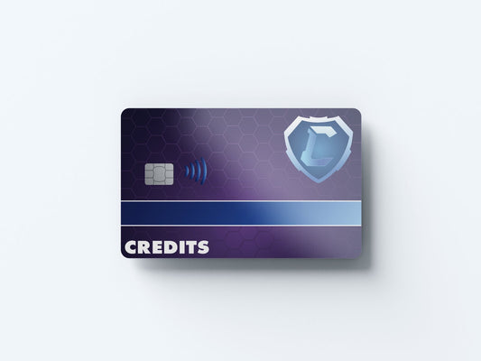 Watercolor rocket credits design | credit card sticker | small chip | credit card skin for nursery and home wall decor.