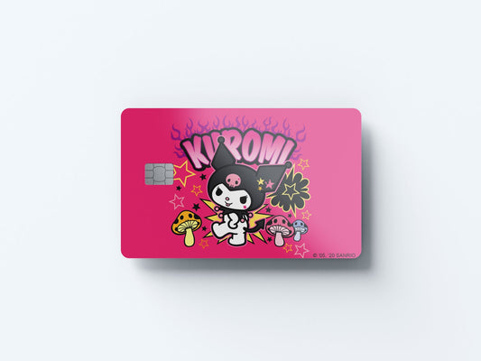 Watercolor rock on design | credit card sticker | small chip | credit card skin for nursery and home wall decor.