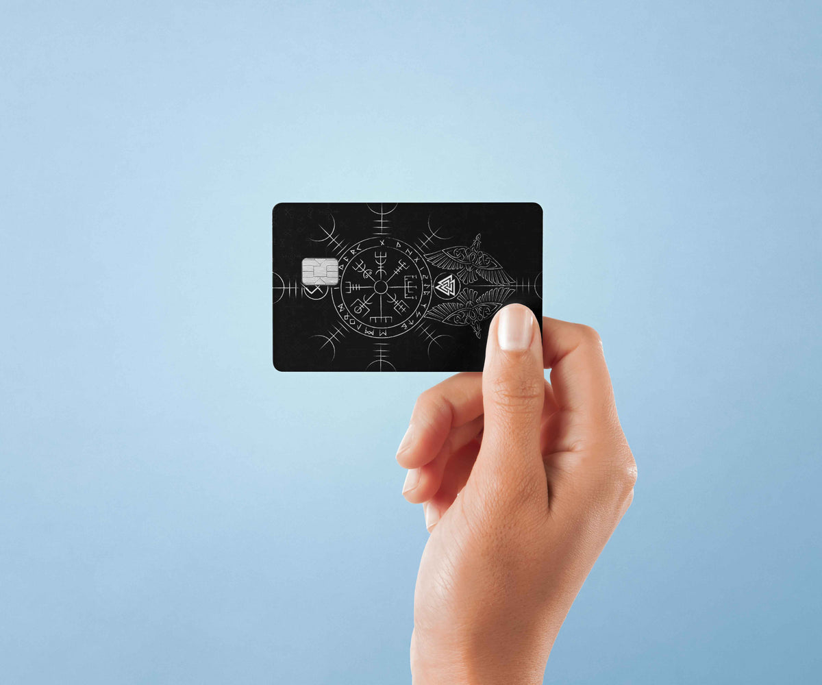 Runes - Premium Vinyl Credit Card Skin Cover by Wonderwallsboutique