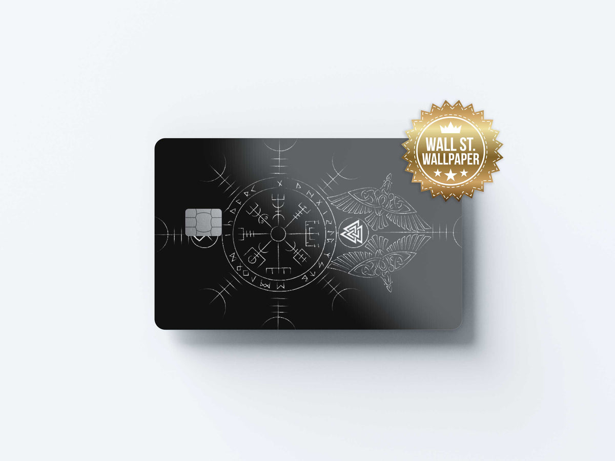 Runes - Premium Vinyl Credit Card Skin Cover by Wonderwallsboutique