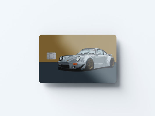 Watercolor rwb 964 design | credit card sticker | small chip | credit card skin for nursery and home wall decor.