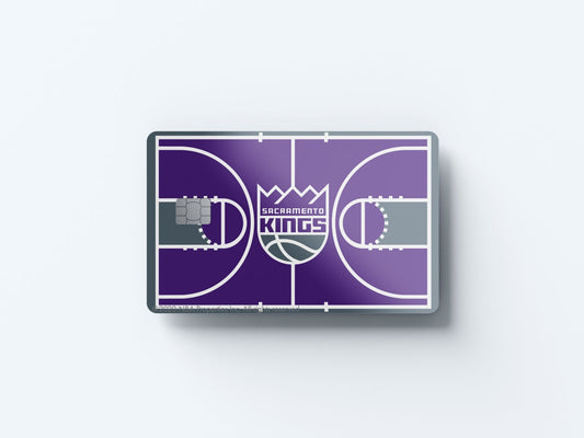 Watercolor sacramento kings courtside design | credit card sticker | small chip | credit card skin for nursery and home wall decor.