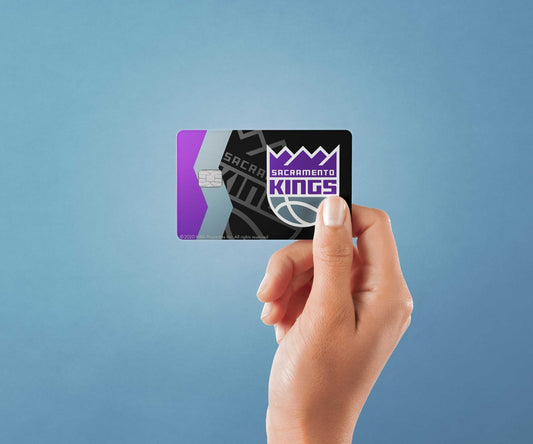 Watercolor sacramento kings crossover design | credit card sticker | small chip | credit card skin for nursery and home wall decor.