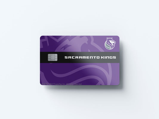 Watercolor sacramento kings midcourt design | credit card sticker | small chip | credit card skin for nursery and home wall decor.