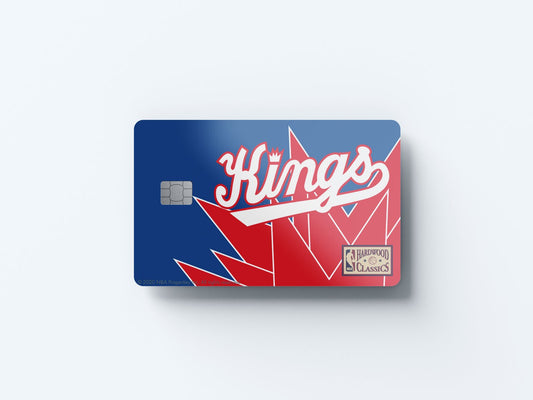 Watercolor sacramento kings uptempo hardwood classics design | credit card sticker | small chip | credit card skin for nursery and home wall decor.