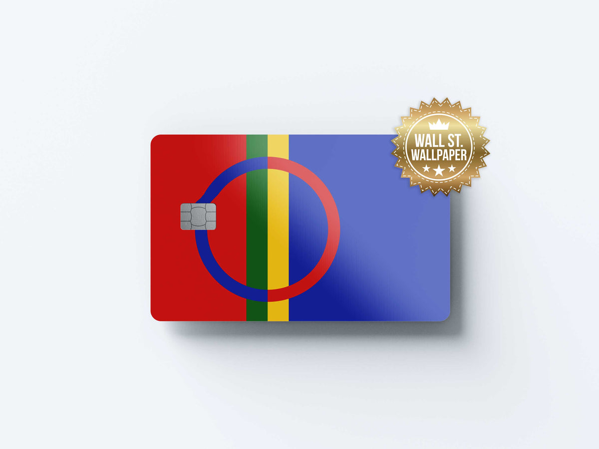 Samer Sami Flag - Premium Vinyl Credit Card Skin Cover by Wonderwallsboutique