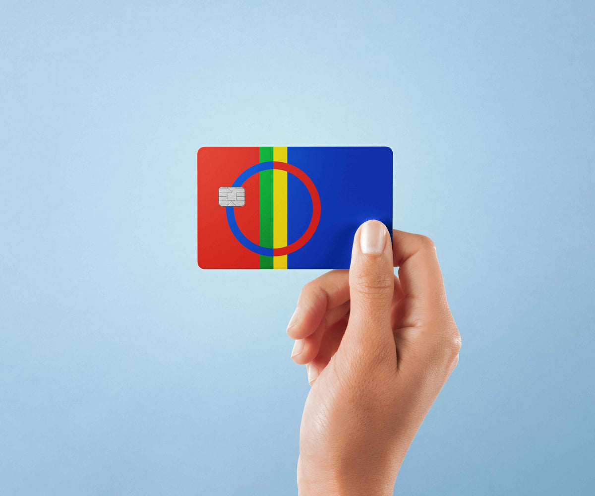Samer Sami Flag - Premium Vinyl Credit Card Skin Cover by Wonderwallsboutique