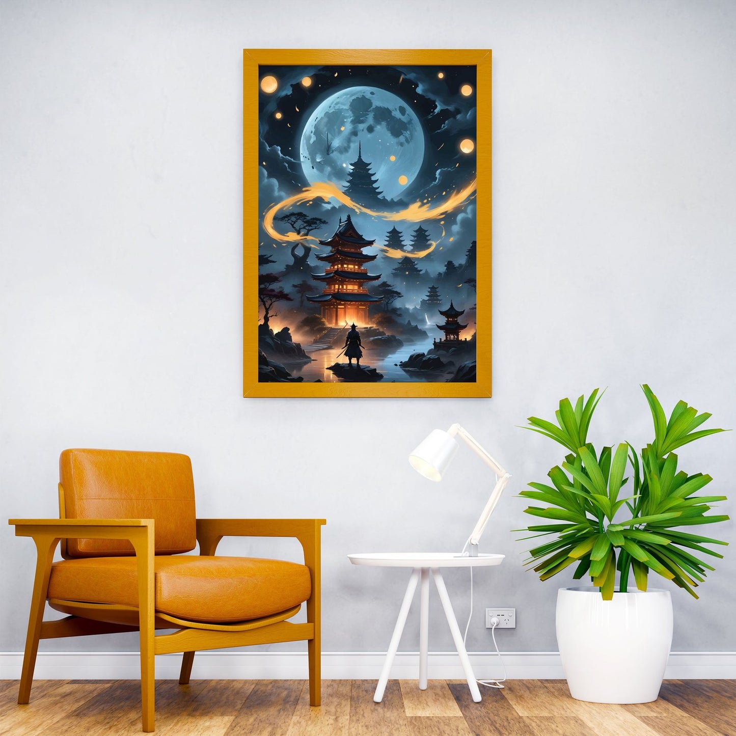 samurai Landscape Asian Style Poster | Wall Art for Home & Office | High-Quality Print - High-Quality Visual Display