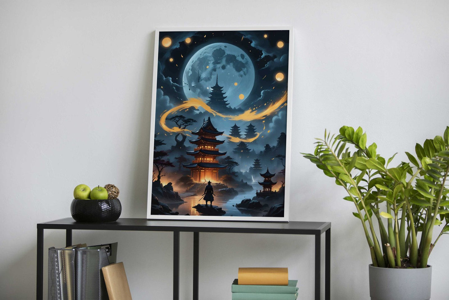 samurai Landscape Asian Style Poster | Wall Art for Home & Office | High-Quality Print - High-Quality Visual Display