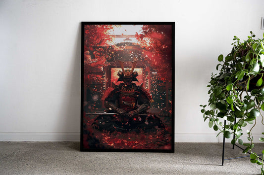 samurai japan geisha ninja Asian Style Poster | Wall Art for Home & Office | High-Quality Print - High-Quality Visual Display