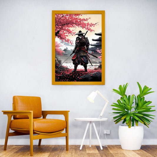 samurai japan landscape Asian Style Poster | Wall Art for Home & Office | High-Quality Print - High-Quality Visual Display