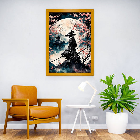 samurai japan warrior Asian Style Poster | Wall Art for Home & Office | High-Quality Print - High-Quality Visual Display