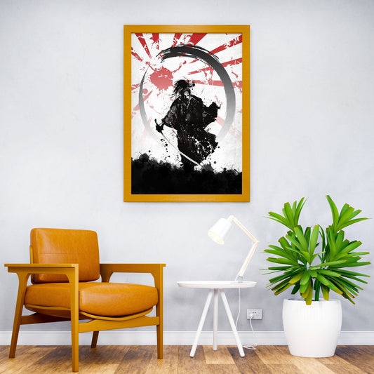 samurai japan Asian Style Poster | Wall Art for Home & Office | High-Quality Print - High-Quality Visual Display
