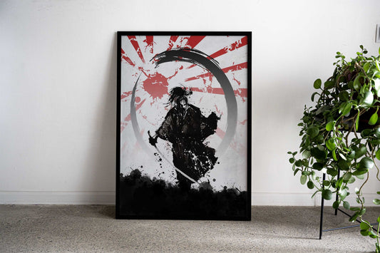 samurai japan Asian Style Poster | Wall Art for Home & Office | High-Quality Print - High-Quality Visual Display