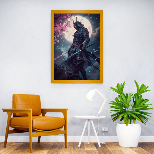 samurai sakura japanese Asian Style Poster | Wall Art for Home & Office | High-Quality Print - High-Quality Visual Display