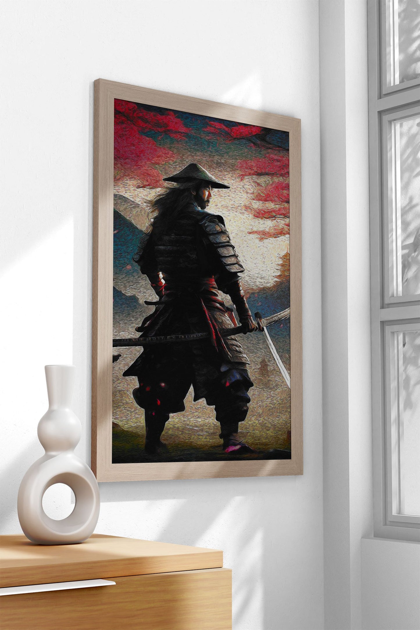 samurai van gogh Asian Style Poster | Wall Art for Home & Office | High-Quality Print