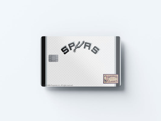 Watercolor san antonio spurs home hardwood classics design | credit card sticker | small chip | credit card skin for nursery and home wall decor.
