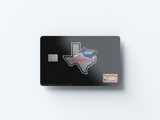 Watercolor san antonio spurs throwback hardwood classics design | credit card sticker | small chip | credit card skin for nursery and home wall decor.