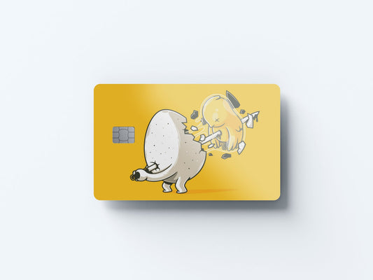 Watercolor self cracking design | credit card sticker | small chip | credit card skin for nursery and home wall decor.