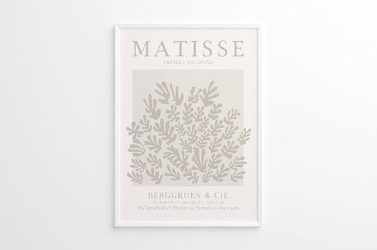 Set of Six Neutral Gallery Wall Prints Featuring Matisse and Picasso