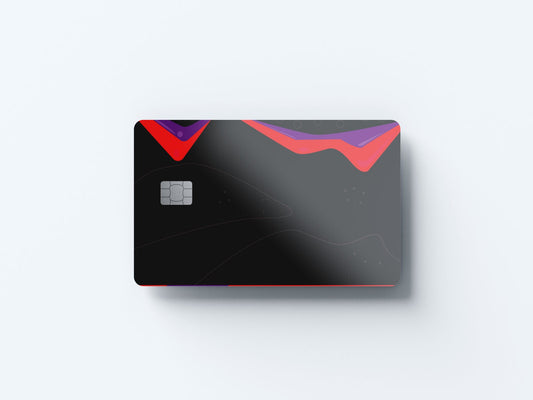 Watercolor seven raps design | credit card sticker | small chip | credit card skin for nursery and home wall decor.