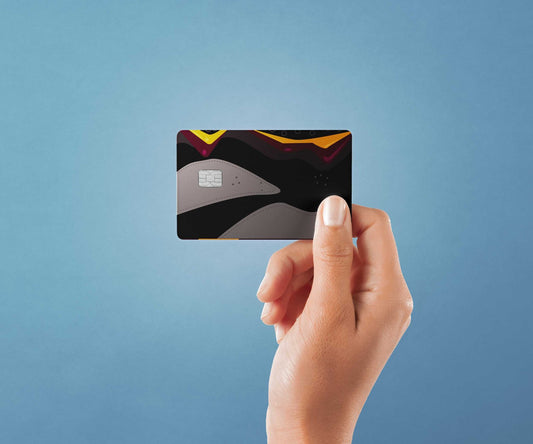 Watercolor seven’s bord design | credit card sticker | small chip | credit card skin for nursery and home wall decor.