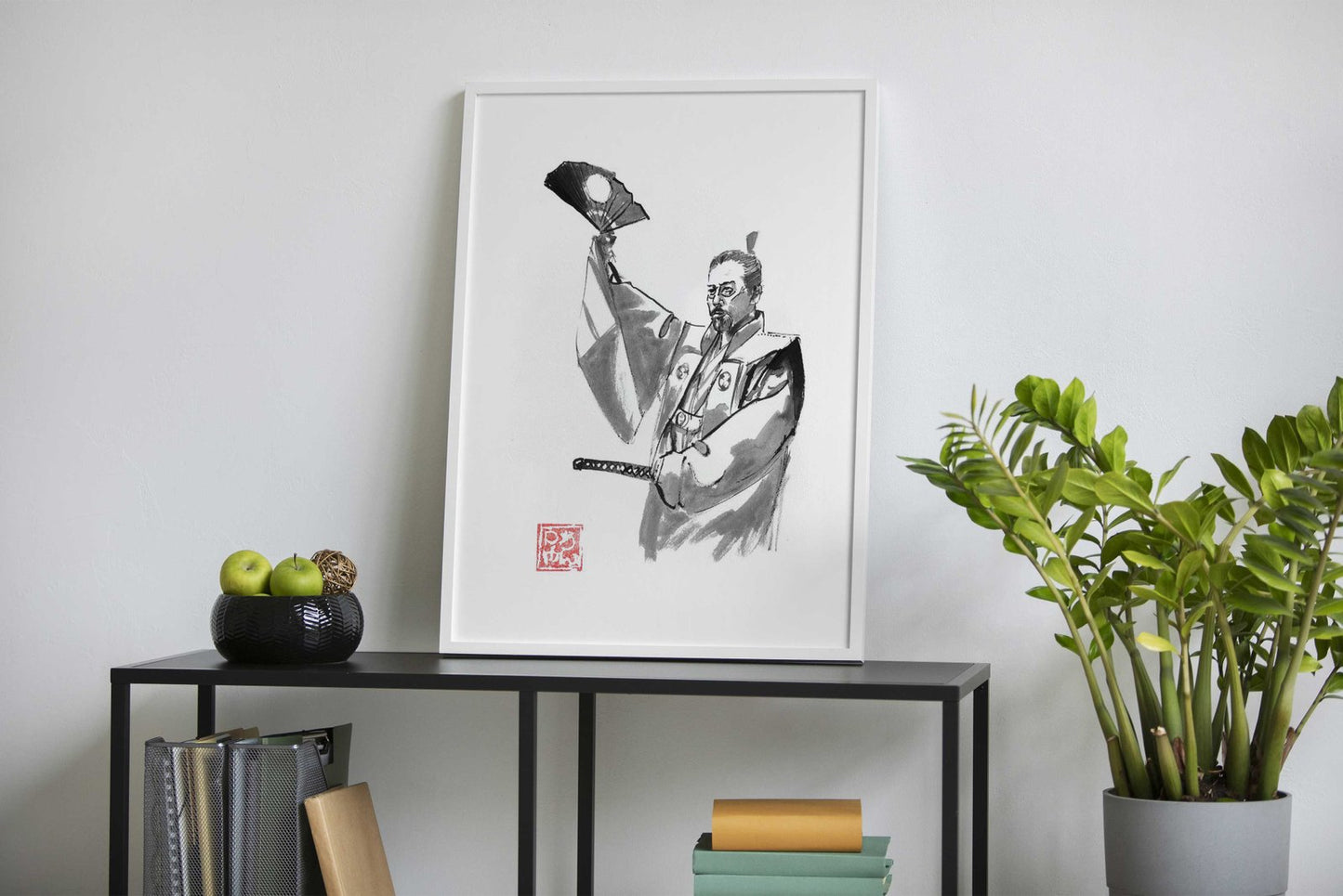 shogun salute samurai Asian Style Poster | Wall Art for Home & Office | High-Quality Print