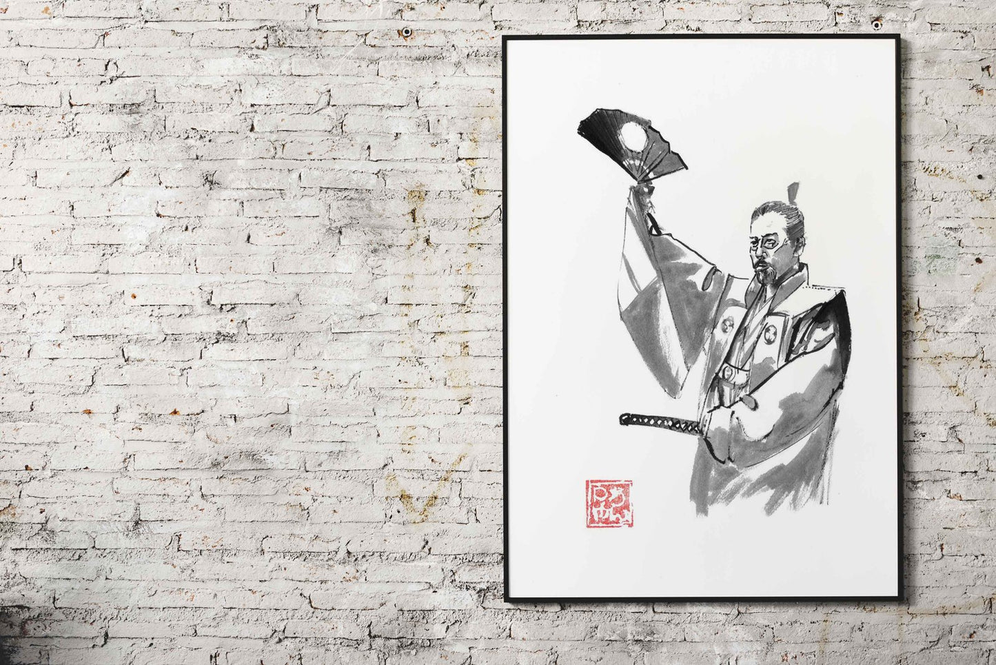 shogun salute samurai Asian Style Poster | Wall Art for Home & Office | High-Quality Print