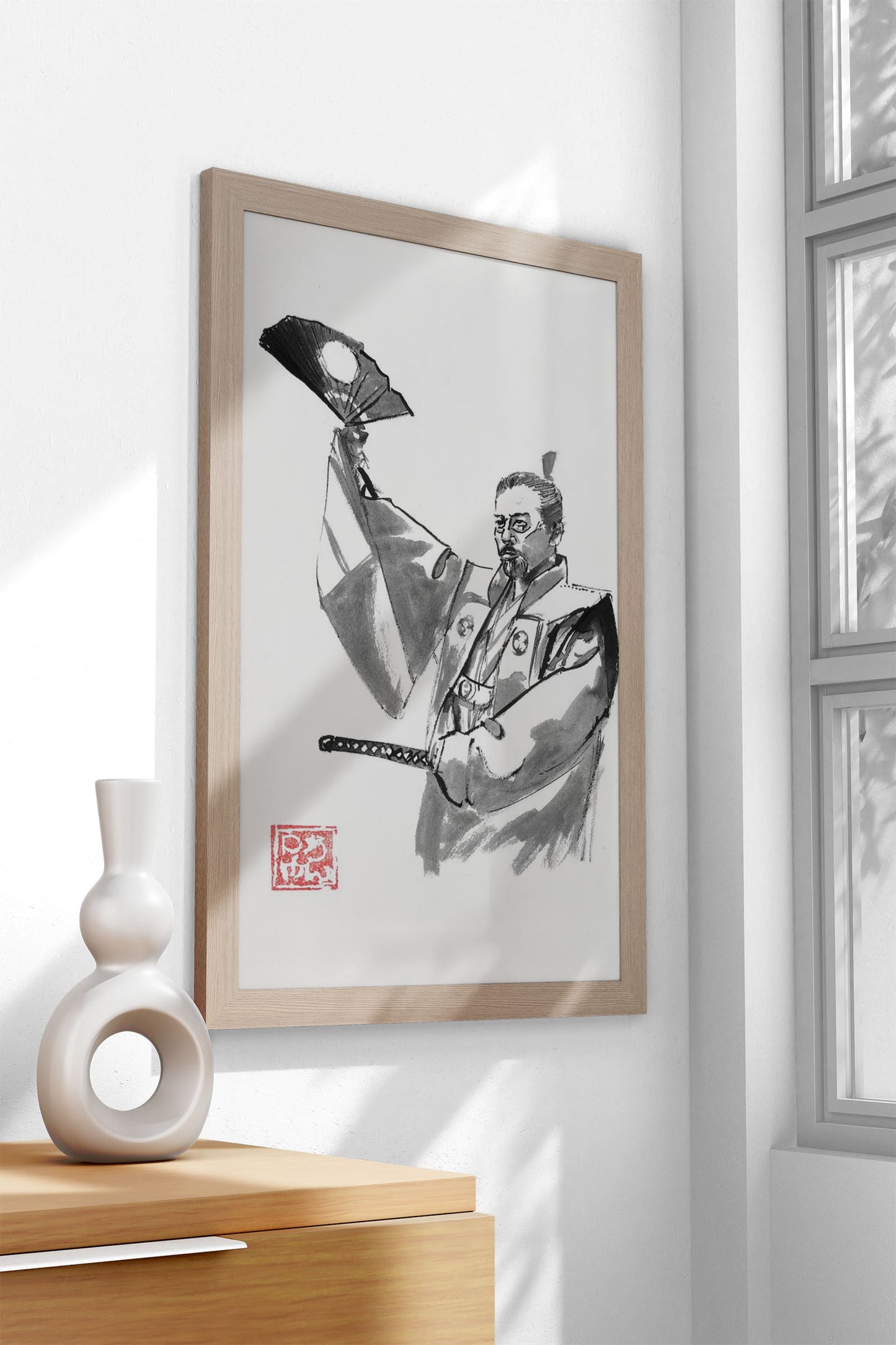 shogun salute samurai Asian Style Poster | Wall Art for Home & Office | High-Quality Print
