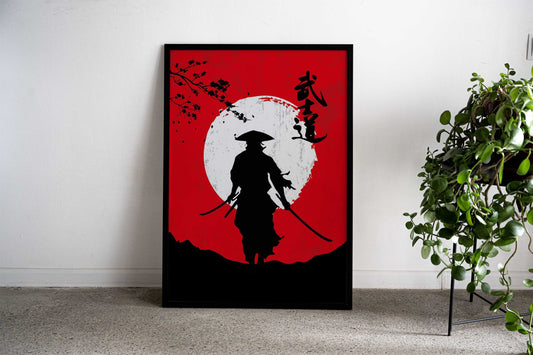 silhouette Asian Style Poster | Wall Art for Home & Office | High-Quality Print - High-Quality Visual Display