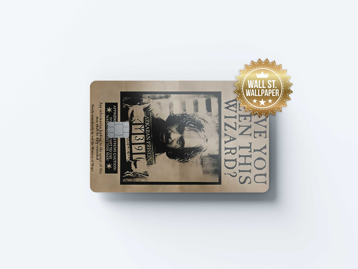 Sirius Black - Premium Vinyl Credit Card Skin Cover by Wonderwallsboutique
