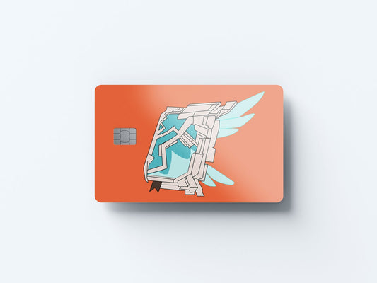 Watercolor skyward atlas design | credit card sticker | small chip | credit card skin for nursery and home wall decor.