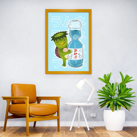 smoll kappa Asian Style Poster | Wall Art for Home & Office | High-Quality Print - High-Quality Visual Display