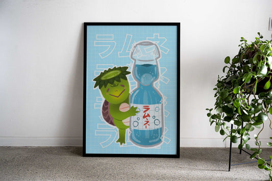 smoll kappa Asian Style Poster | Wall Art for Home & Office | High-Quality Print - High-Quality Visual Display