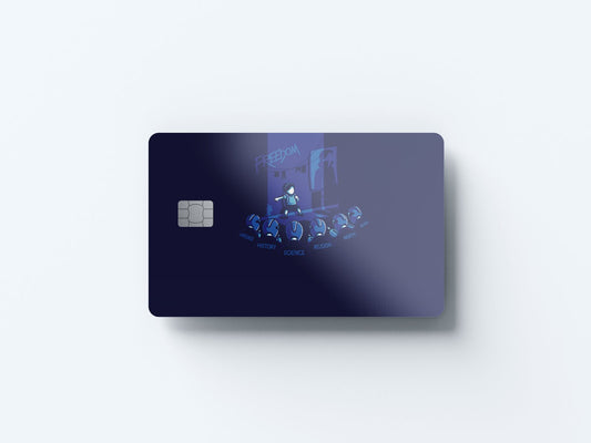 Watercolor society pressure design | credit card sticker | small chip | credit card skin for nursery and home wall decor.