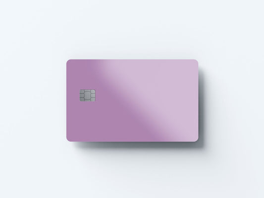 Watercolor soft lilac design | credit card sticker | small chip | credit card skin for nursery and home wall decor.