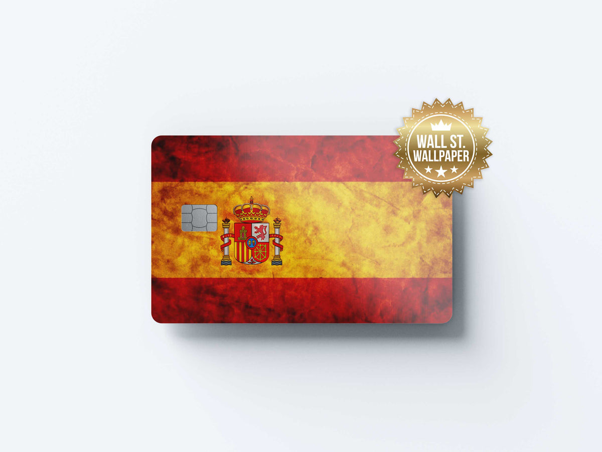 Spain - Premium Vinyl Credit Card Skin Cover by Wonderwallsboutique