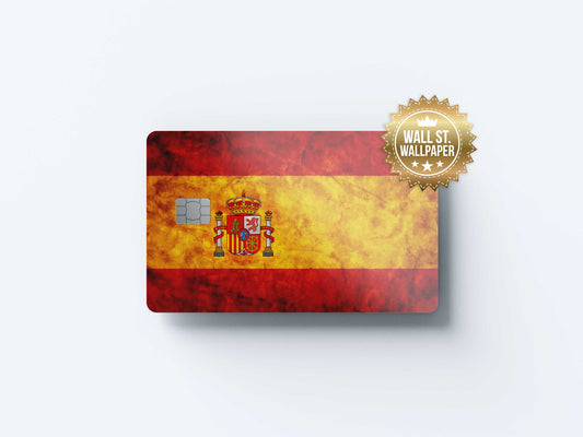 Spain - Premium Vinyl Credit Card Skin Cover by Wonderwallsboutique