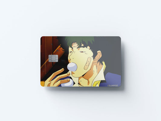 Watercolor spike eats eggs design | credit card sticker | small chip | credit card skin for nursery and home wall decor.