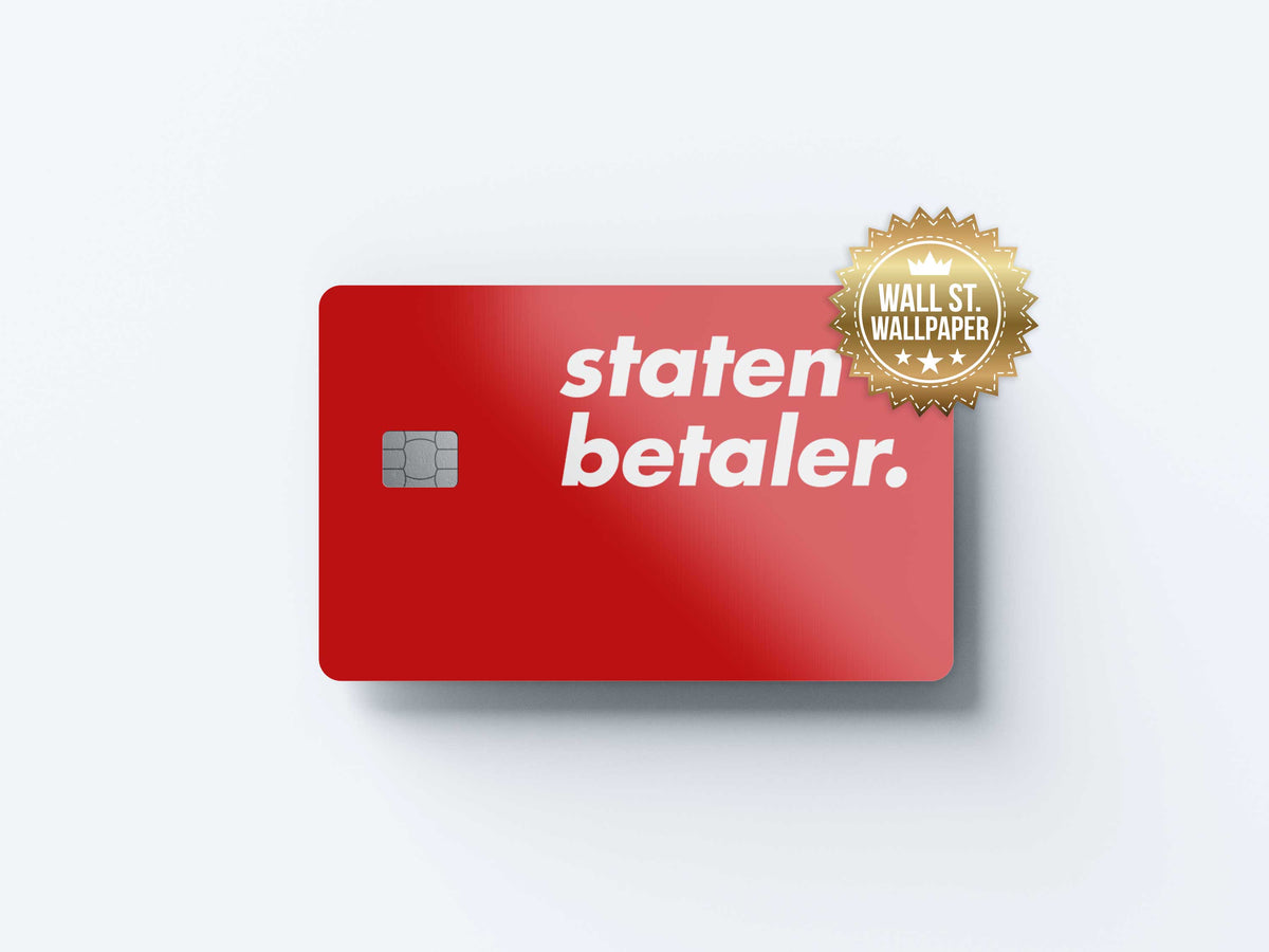 Staten Betaler - Premium Vinyl Credit Card Skin Cover by Wonderwallsboutique