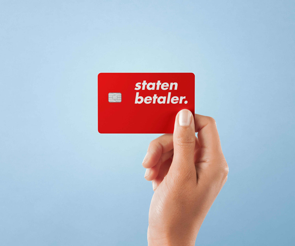 Staten Betaler - Premium Vinyl Credit Card Skin Cover by Wonderwallsboutique